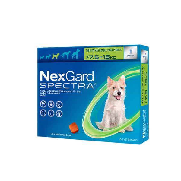 NexGard Spectra® Perro 7.5 a 15kg