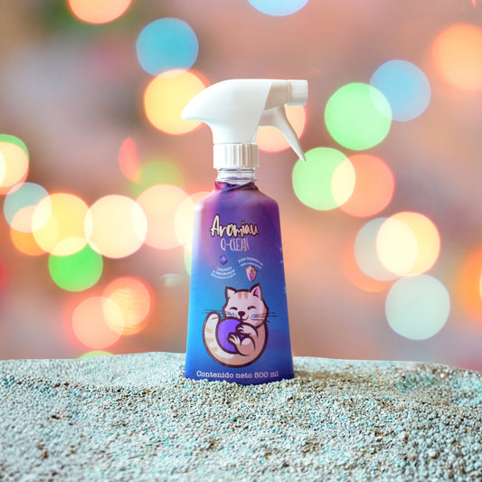 Nuevo Aromiau Q-Clean – Limpiador para Arenero de Gatos (500 ml)
