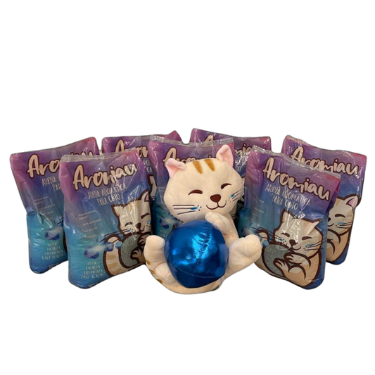7 bolsas AROMIAU + Peluche 30cm Edición Especial