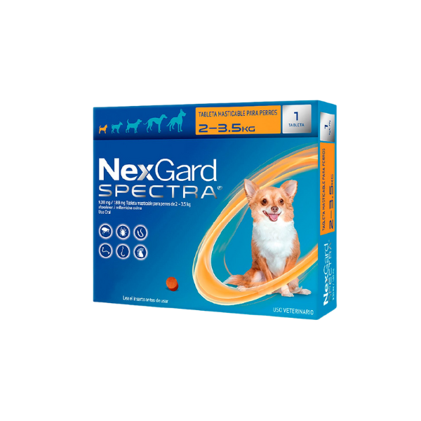 NexGard Spectra® Perro 2-3.5kg
