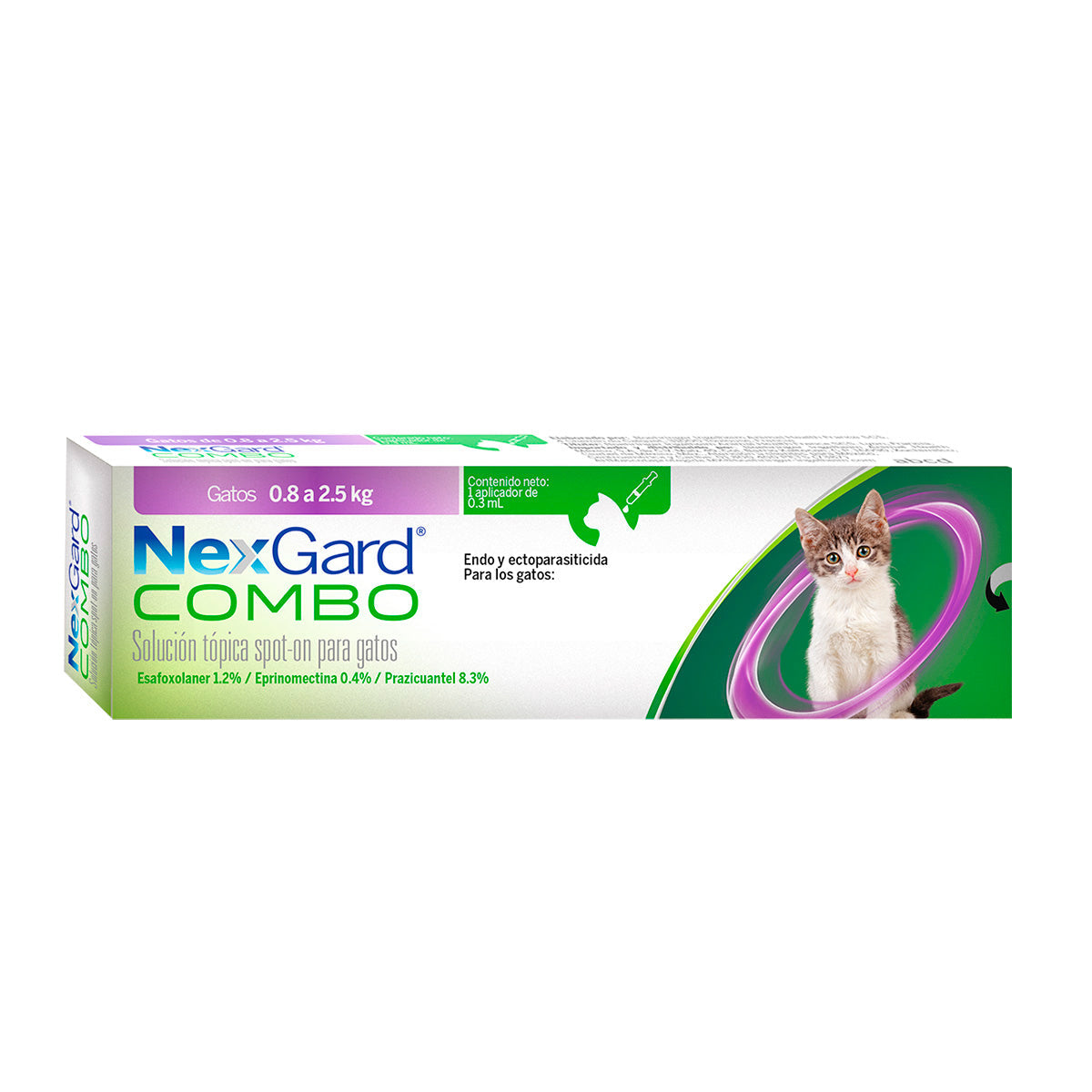 NexGard Combo para Gato 0.8–2.5 kg